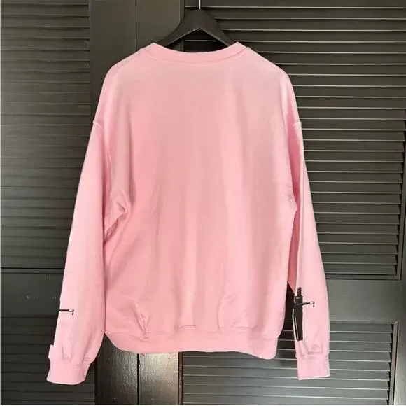 Jeffree Star Beauty Forever Pink Graphic Crewneck Sweatshirt, Size Large, NWOT - Picture 9 of 12